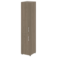 Шкаф высокий узкий левый (1 низкий фасад ЛДСП + 1 средний фасад ЛДСП) Yalta LT.SU-1.3 L/R вяз благородный